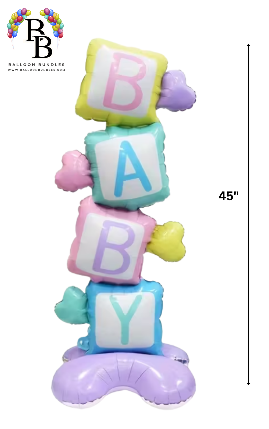 45-inch BABY Blocks Baby Balloon