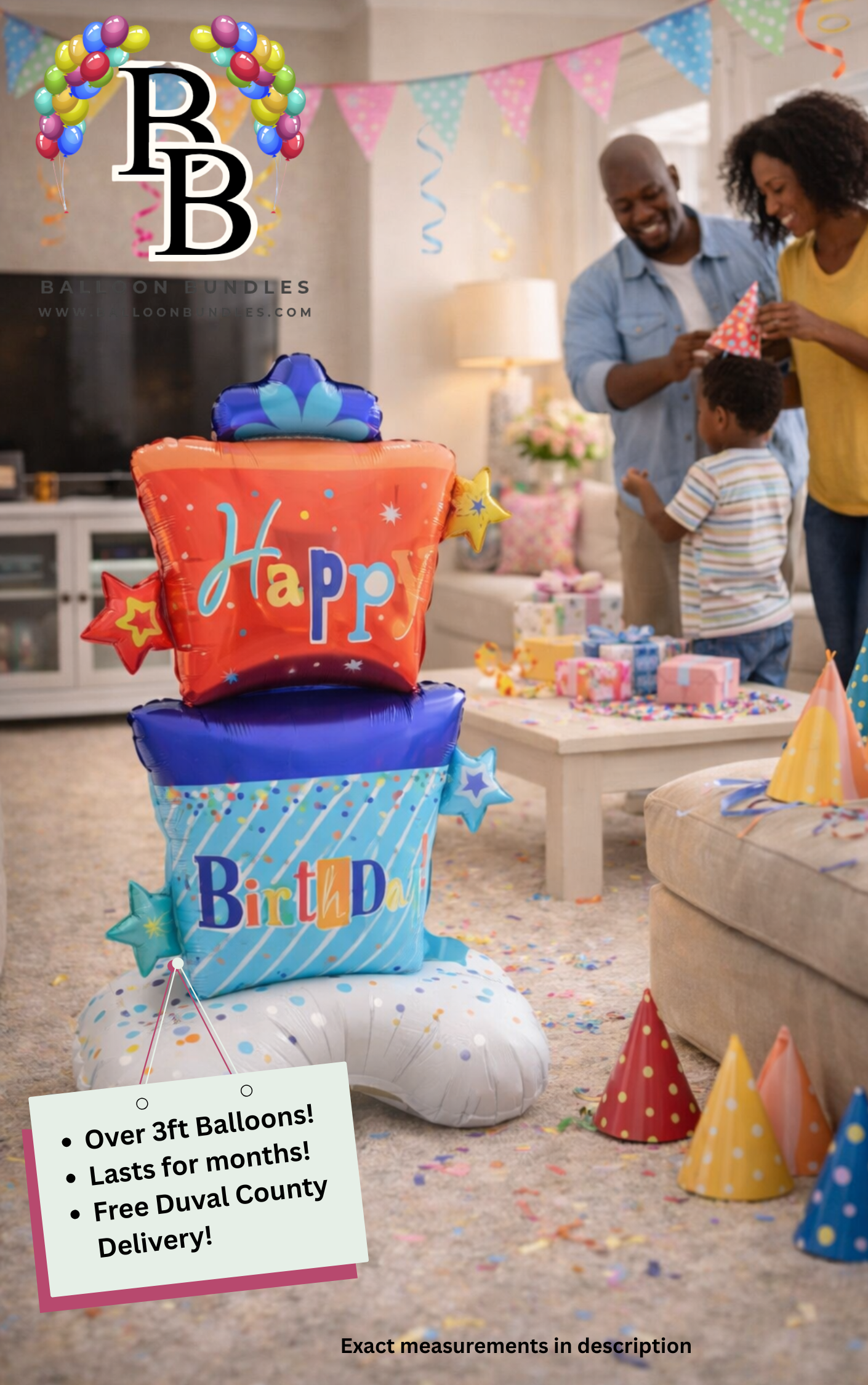 58-inch Happy Birthday Balloon