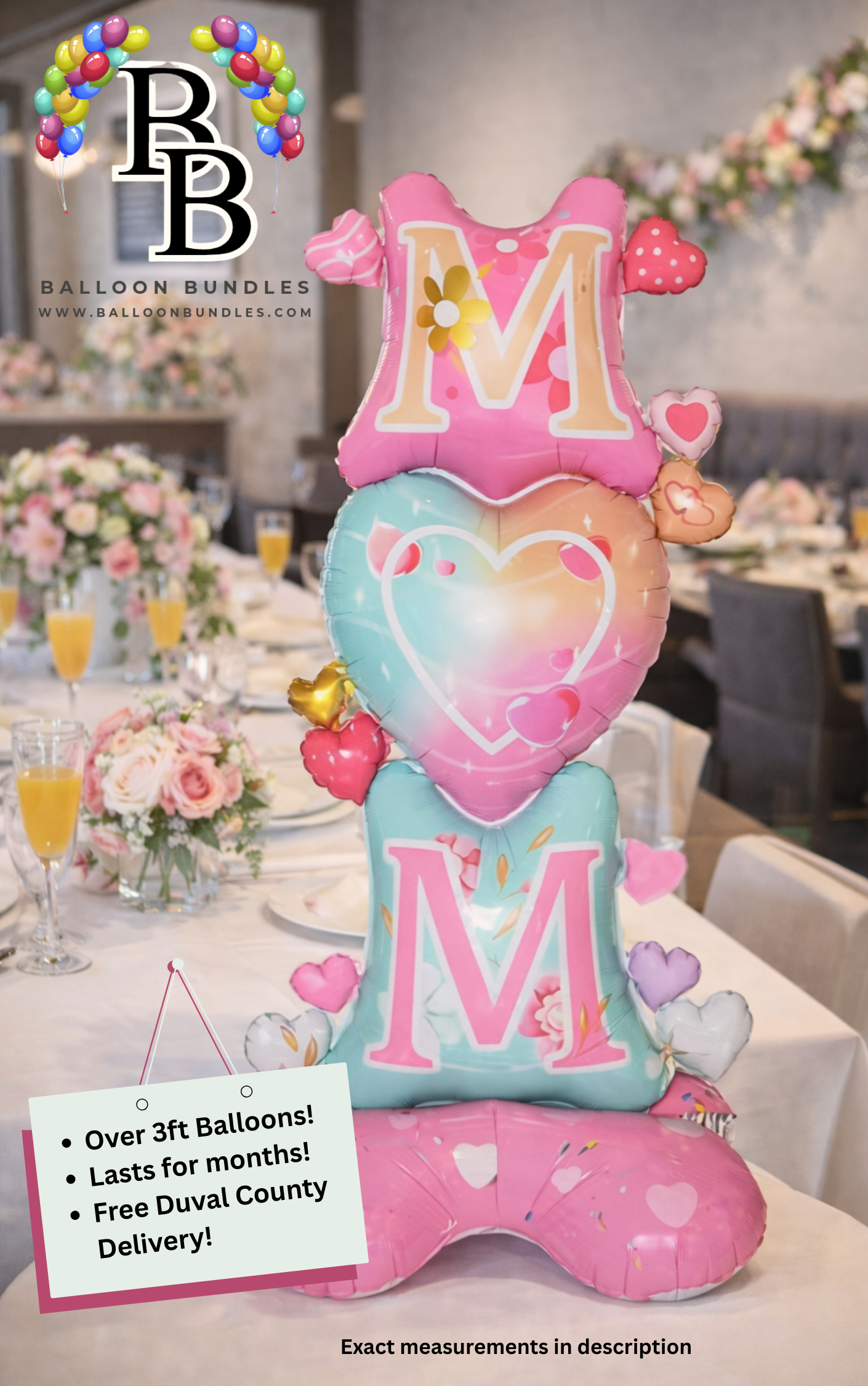 44-inch MOM Heart Balloon