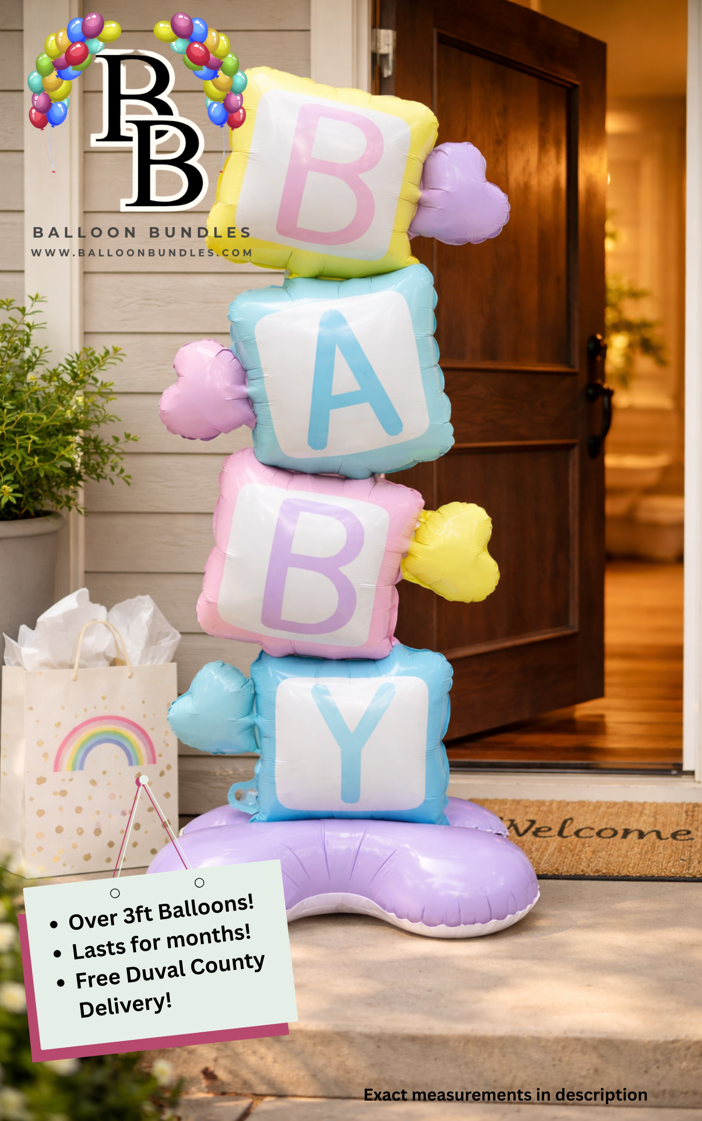45-inch BABY Blocks Baby Balloon