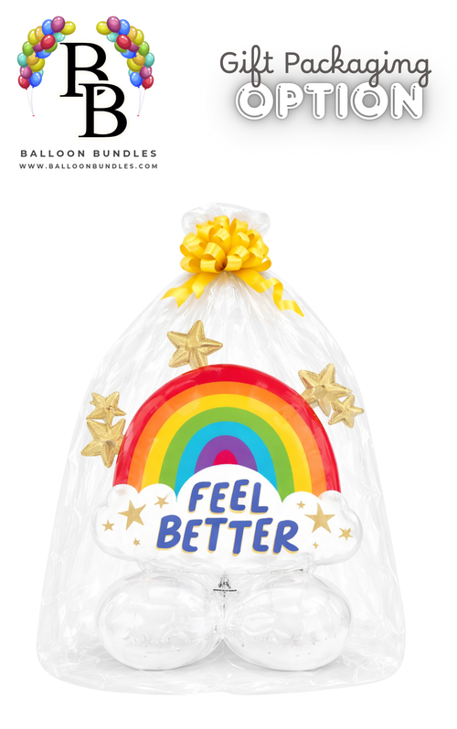 30-inch Feel Better Rainbow Balloon