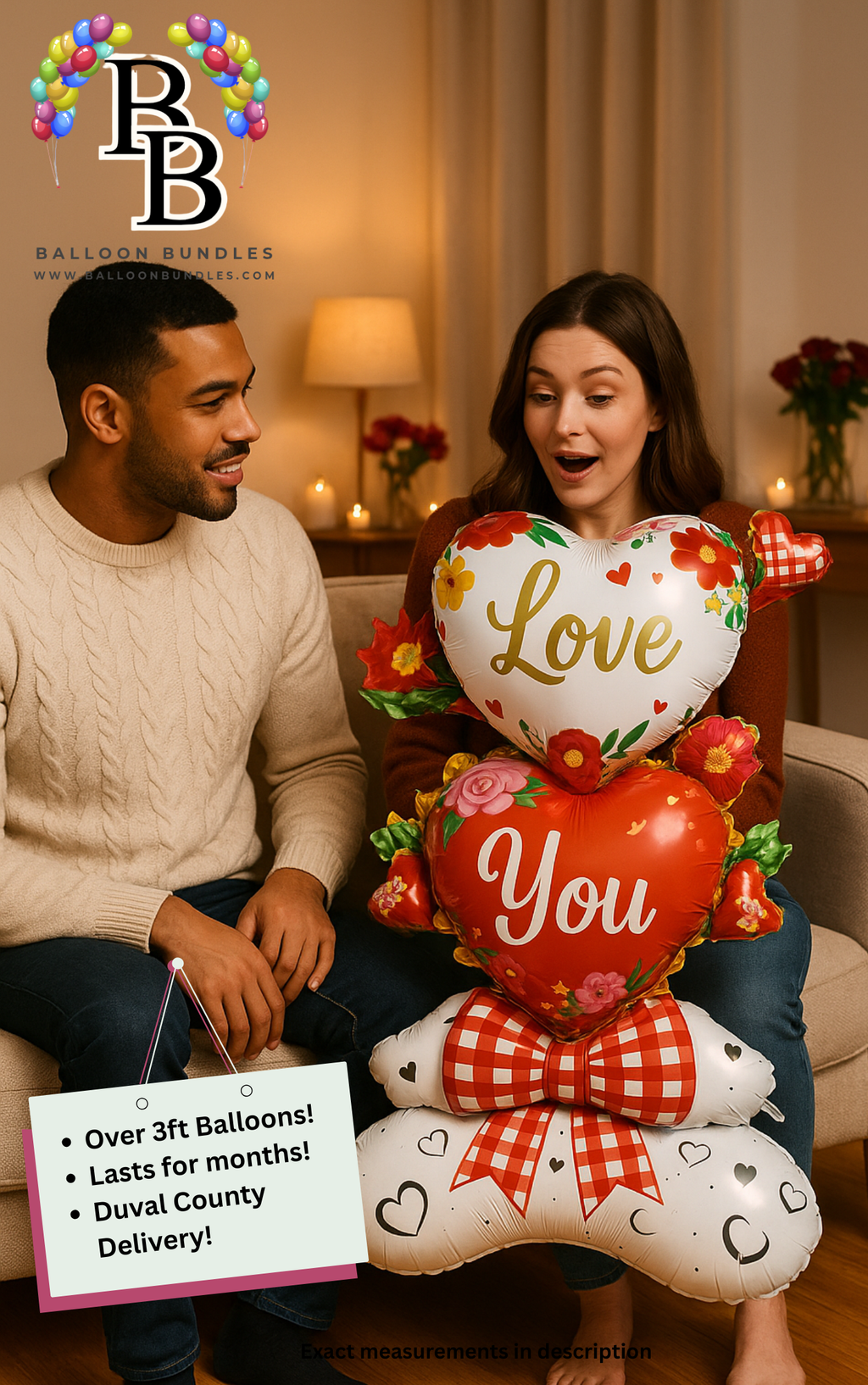 61-inch Love You Balloon