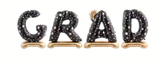 43-inch GRAD 4-Piece Balloon Set