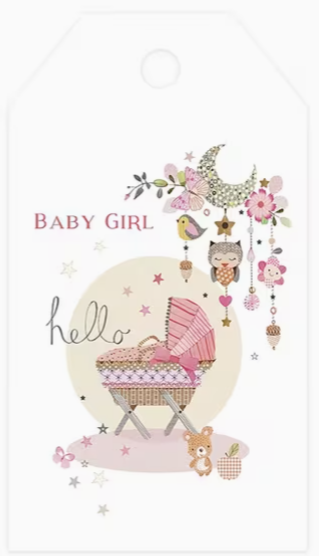 44-inch Baby Girl Heart Balloon